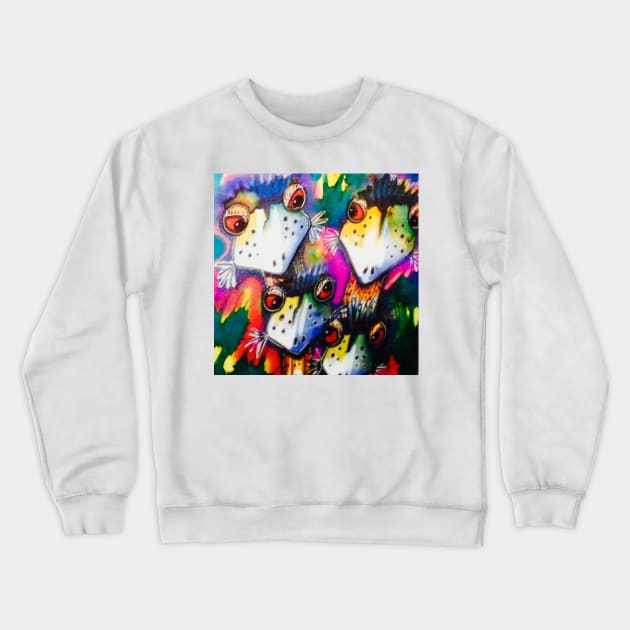 emu family 2 Crewneck Sweatshirt by Pipsilk